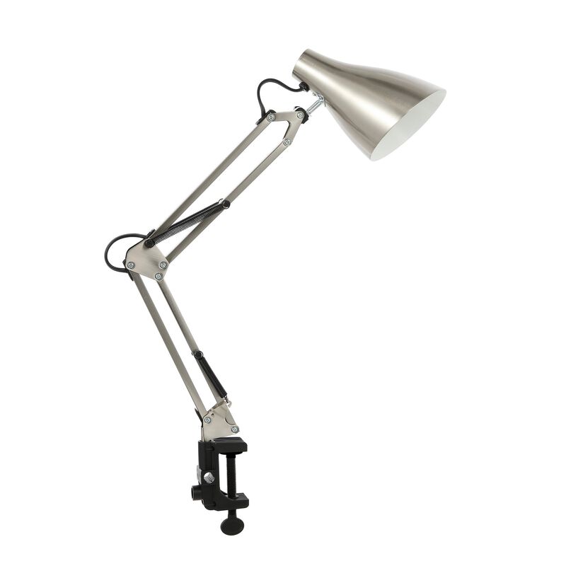 Odile Classic Industrial Adjustable Articulated Clamp On LED Task Lamp