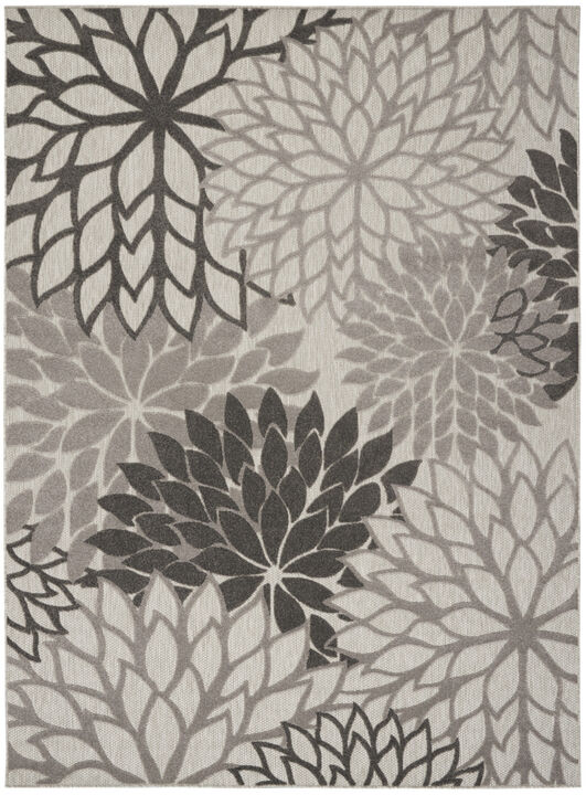 HomeRoots Floral Indoor Outdoor Area Rug