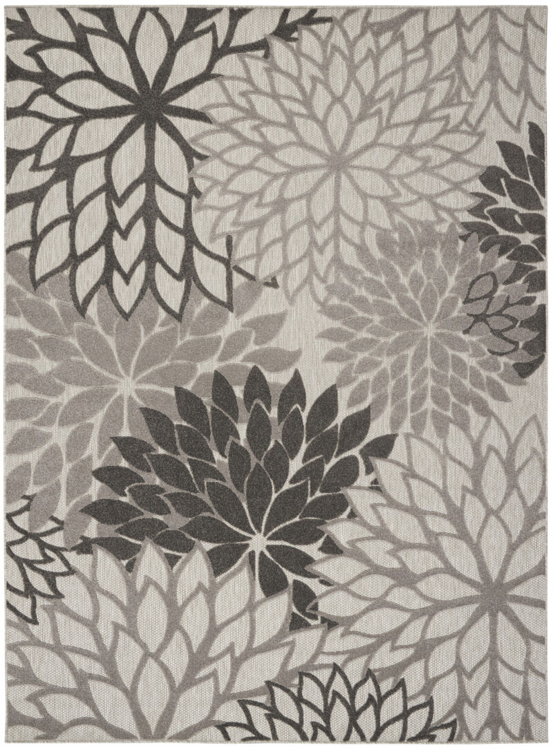 HomeRoots Floral Indoor Outdoor Area Rug image number 0