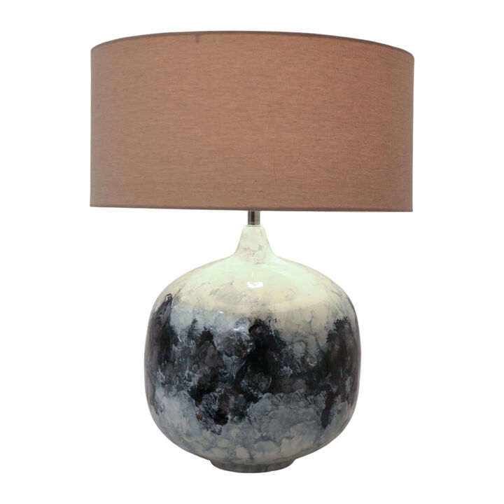 28x22" Metal Base Table Lamp