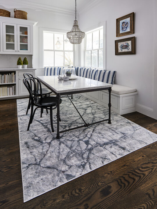 Atwell 3282F Blue/Gray/Ivory 2' x 3' Rug