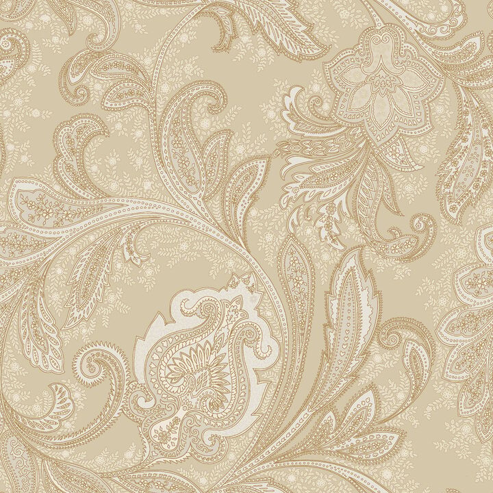 Elegance Paisley Beige Wallpaper DWP0355-03