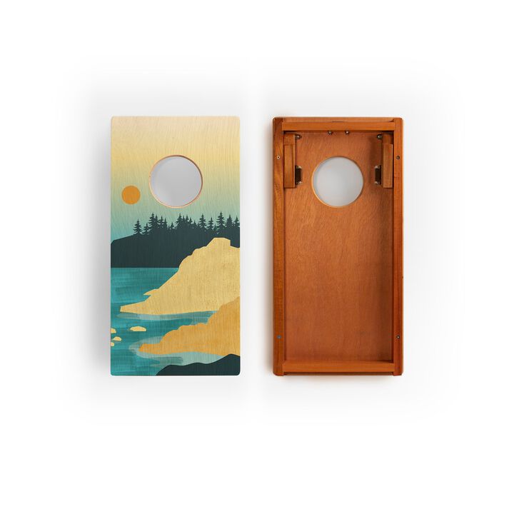 1ft x 2ft Graphic Wood Travel Cornhole Set | National Parks Inspired Collection