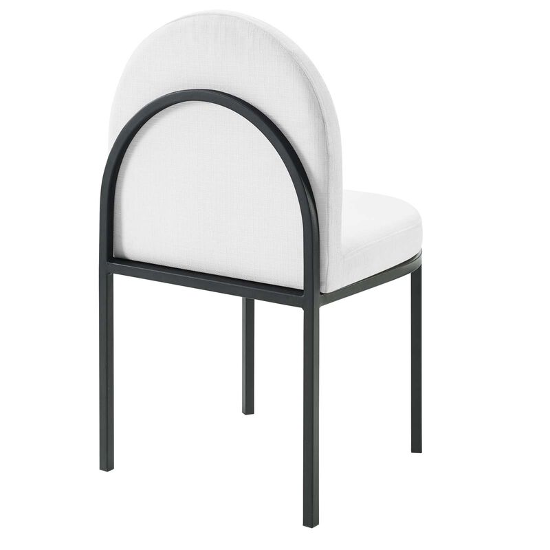 Isla Channel Tufted Upholstered Fabric Dining Side Chair image number 2