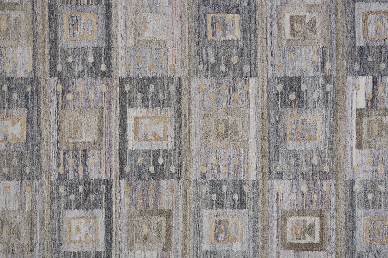 Beckett 0816F Gray/Taupe/Tan 5' x 8' Rug