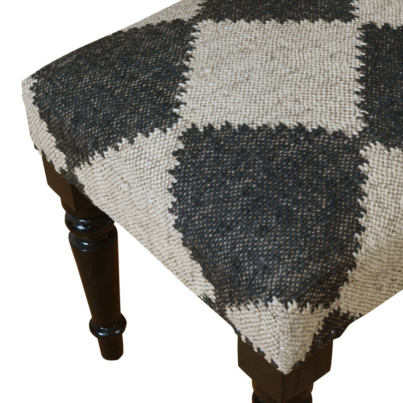 Thomas Checkered Accent Bench image number 3