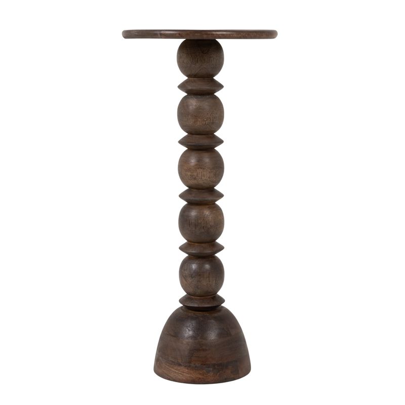 Mango Wood Accent Table, Grey image number 3