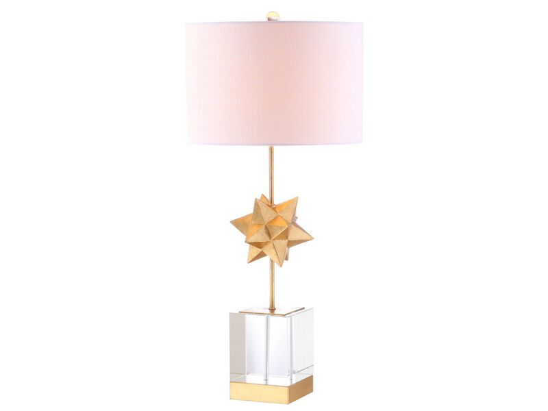 Estelle LED Metal/Crystal Table Lamp