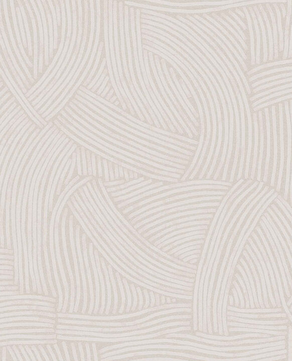 Freesia Taupe Abstract Woven Wallpaper