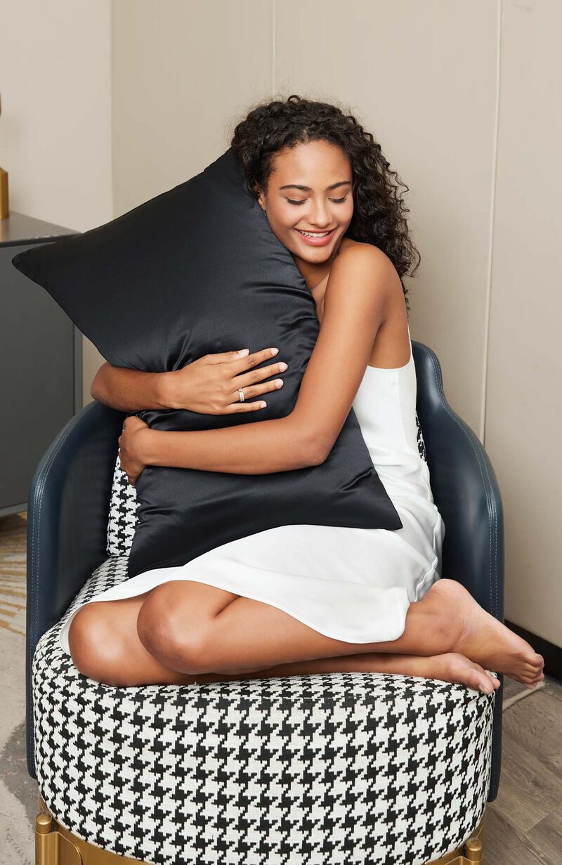 22Momme Mulberry Silk Hidden&nbsp;Zipper Pillowcase