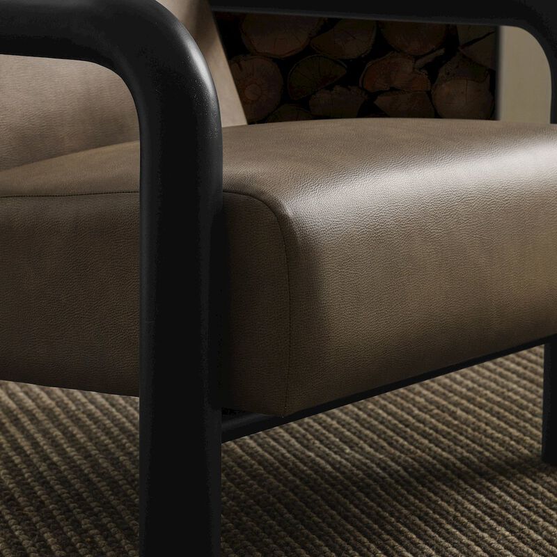 Sereno Vegan Leather Accent Chair image number 8