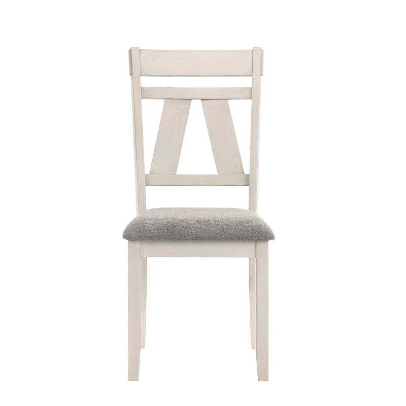 New Classic Furniture Maisie Wood Side Chair in White (Set of 6)