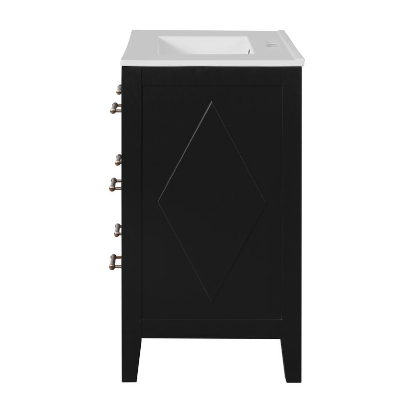 30''  Free Standing Single Vanity Set