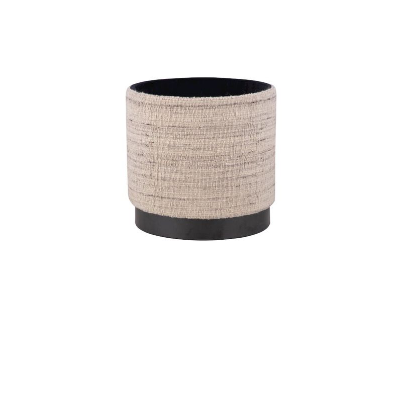 Carolina Chair & Table Handwoven Triton Matte Black Base Storage Ottoman