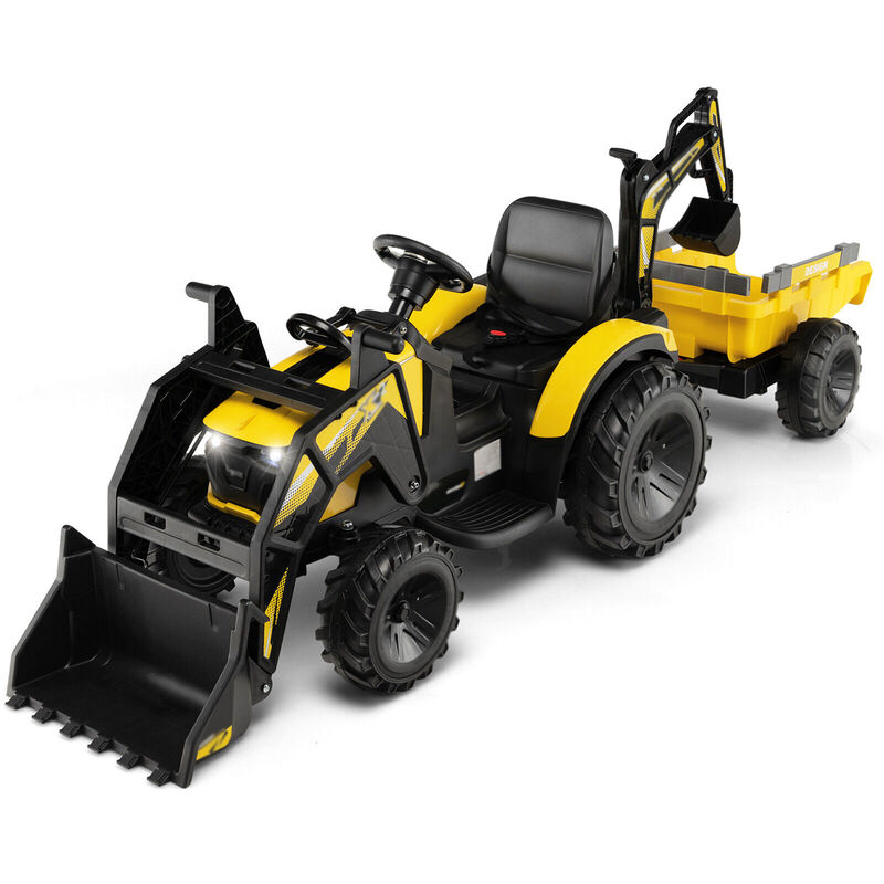 Kids 12V Ride On Excavator Truck image number 0