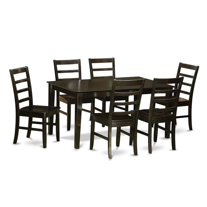 7 PC formal Dining room set-Table and 6 matching Dining Chairs