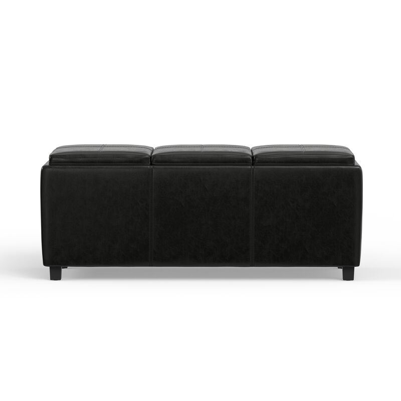 Simpli Home Avalon Storage Ottoman image number 2