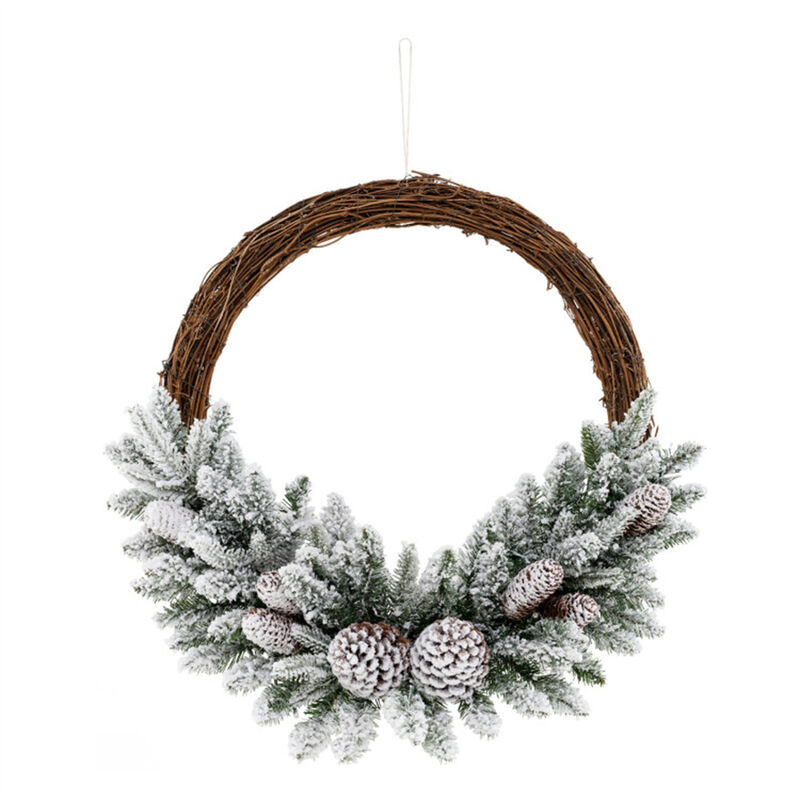 Artificial Christmas Wreath &ndash; Festive and Reusable Holiday D&eacute;cor for Doors or Walls