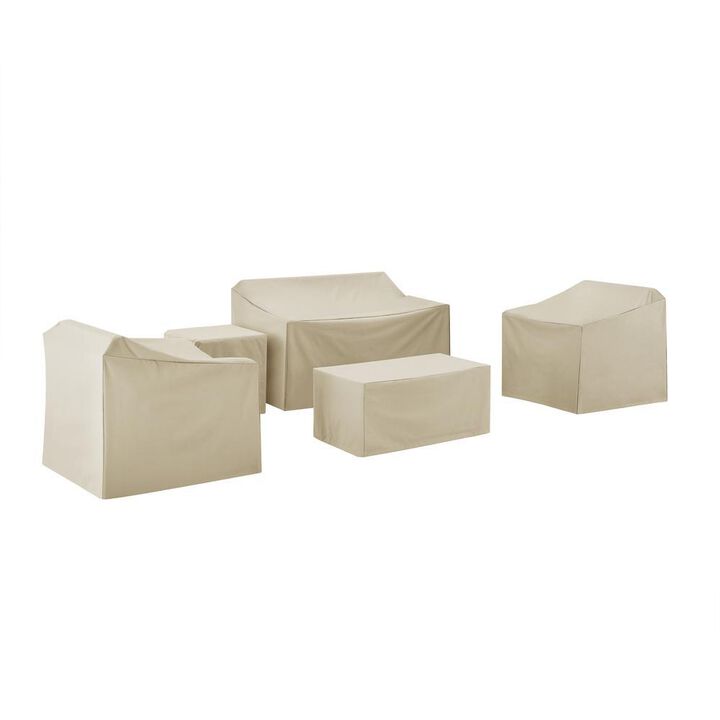 5Pc Outdoor Furniture Cover Set