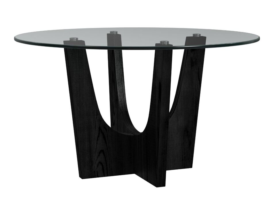 Oregon 52" Round Glass Dining Table