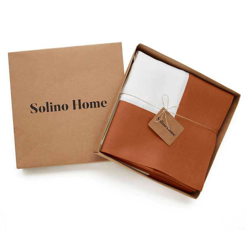 Solino Home 100% Pure Linen Tablecloth - Contempo