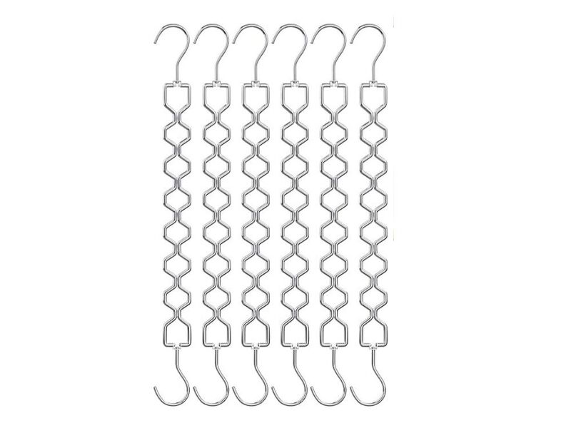 Space Saving Hangers For Clothes 6 Pack, Sturdy Metal Hangers Heavy Duty Magic image number 0