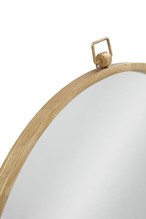 Logaan Wall Mirror-Gold Leaf