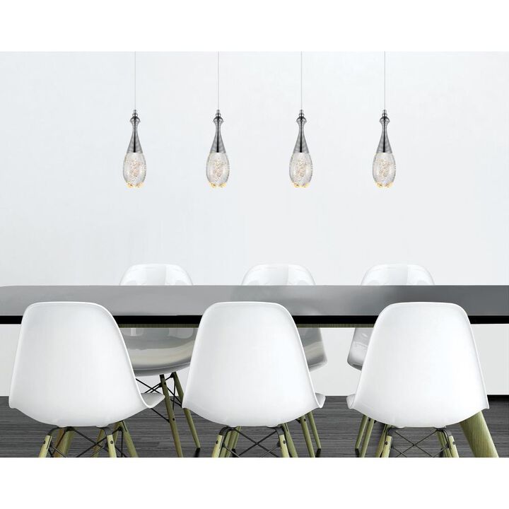 Dior LED Down Mini Pendant With Chrome Finish