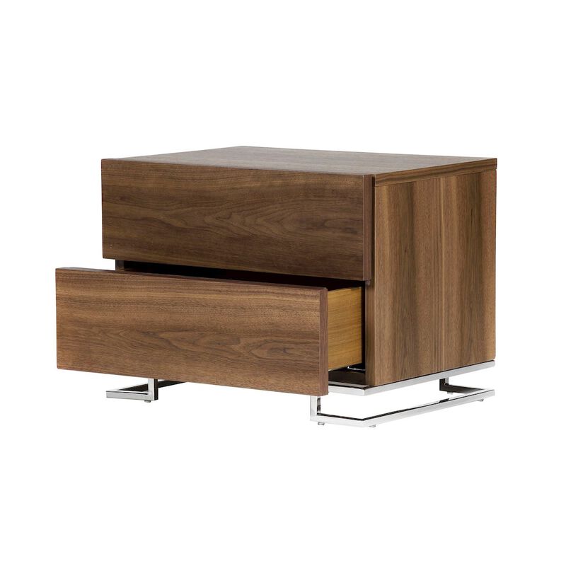 Pangea Home Harper Night Stand Walnut