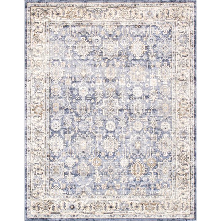 Pasargad Home Turkish Majestic Blue Area Rug- 2' 0'' X  3' 0''