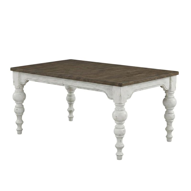 Liberty Furniture River Place 5 Piece Rectangular Table Set - Riverstone White & Tobacco image number 0