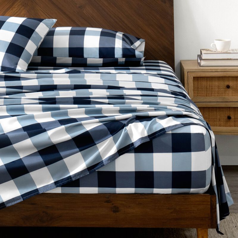 Printed Pattern Ultra Soft Brushed Sheet Set image number 4