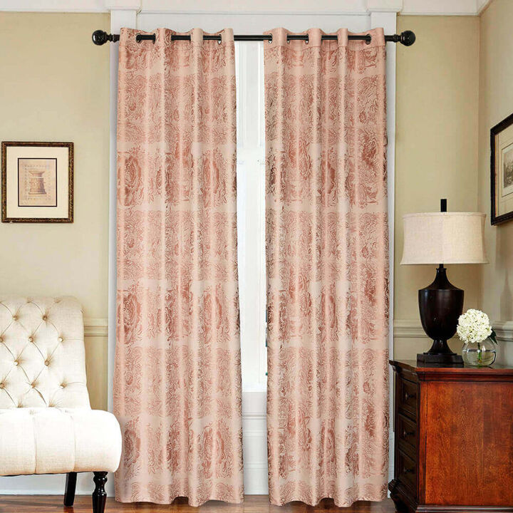 Dolce Mela Window Semi-Blackout Curtain / Drape Panel