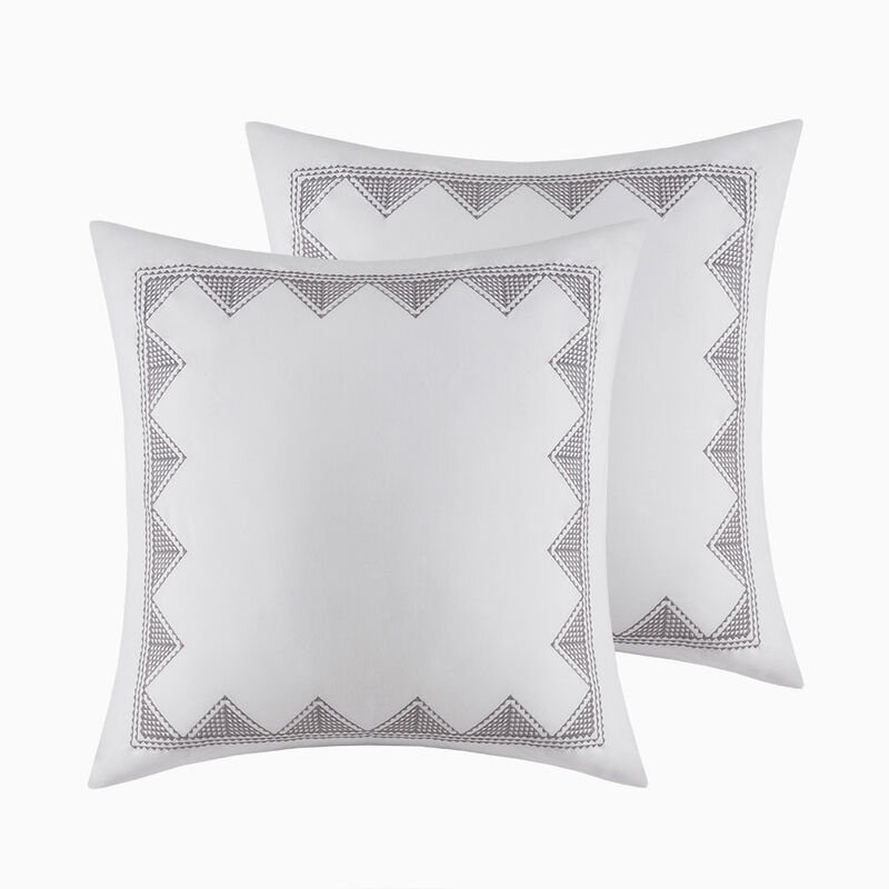Gracie Mills Modesto Printed Cotton Comforter Set with Chenille