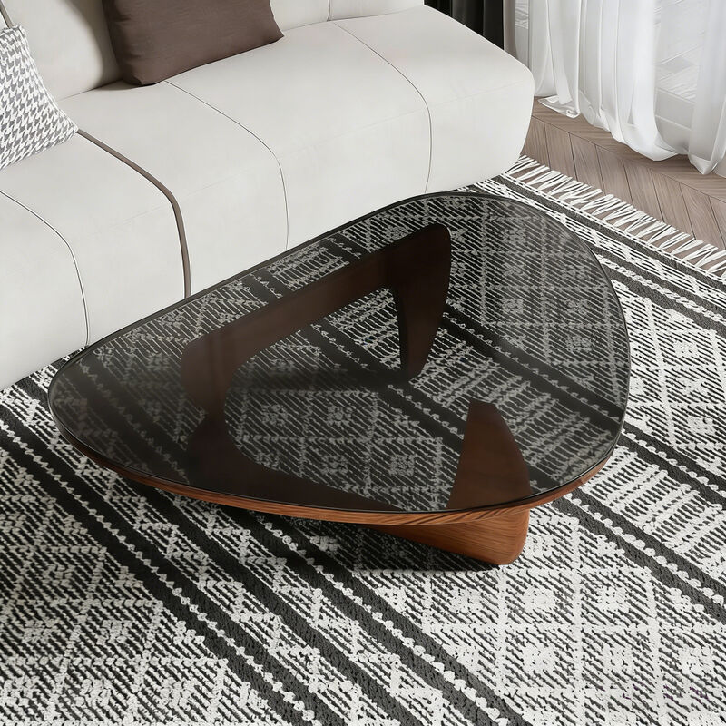 Sturgu Modern Glass Coffee Table image number 5
