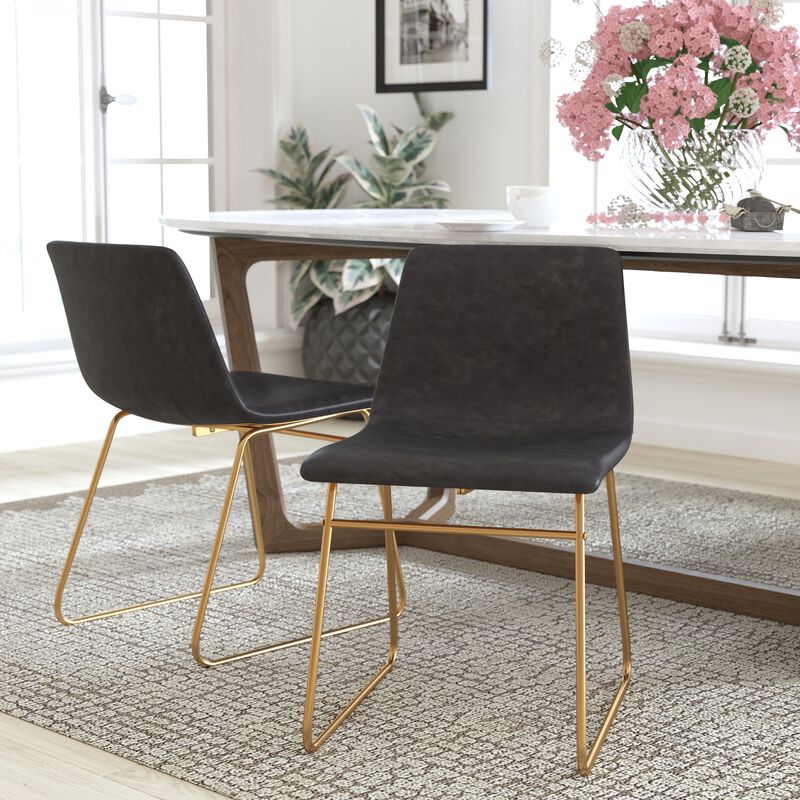 Leather Dining Chairs image number 1
