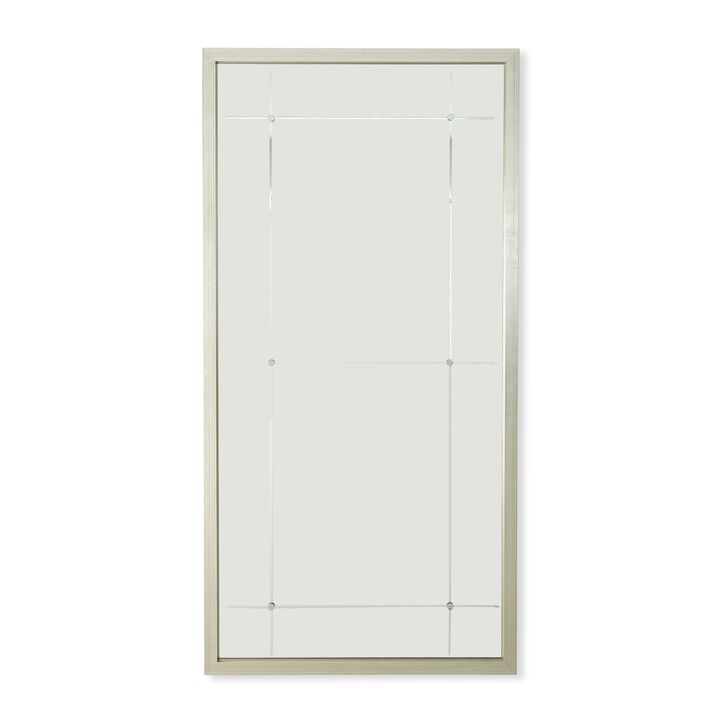 Beaumont Floor Mirror- Silver