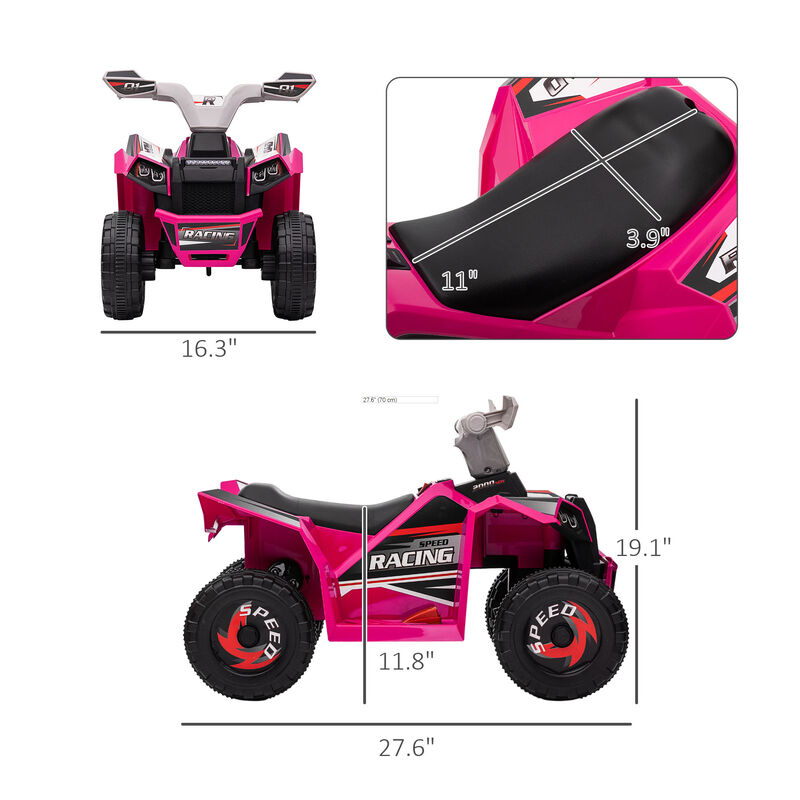 BreeBe 6V Electric Toy Car with Forward Backward, Wear-Resistant Wheels image number 2