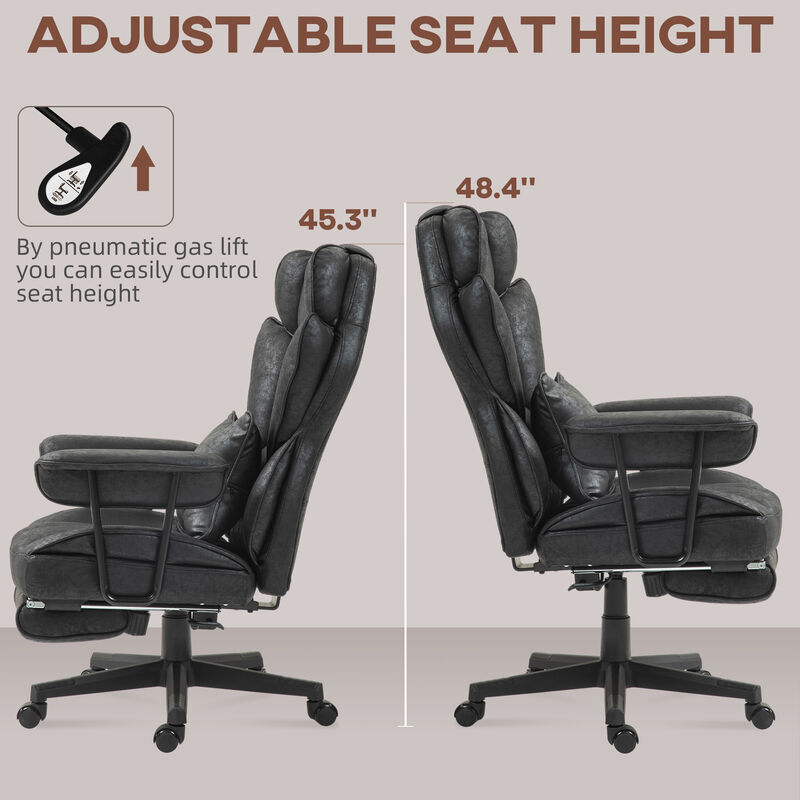 Hivvago Ergonomic Executive Office Chair with Footrest image number 6