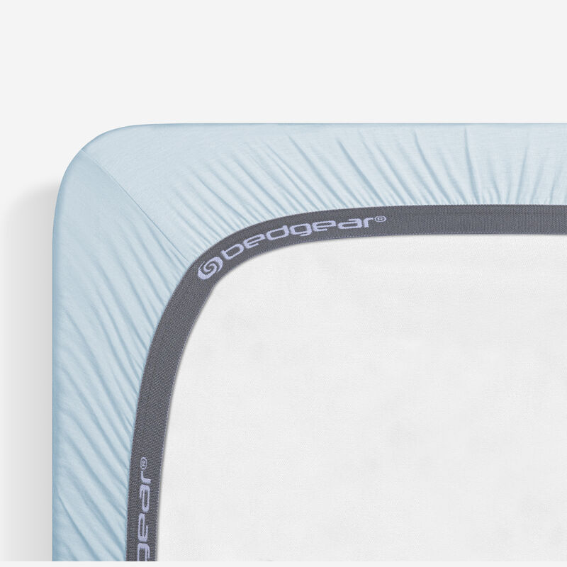 Hyper-Wool Crib Sheet - Baby Blue