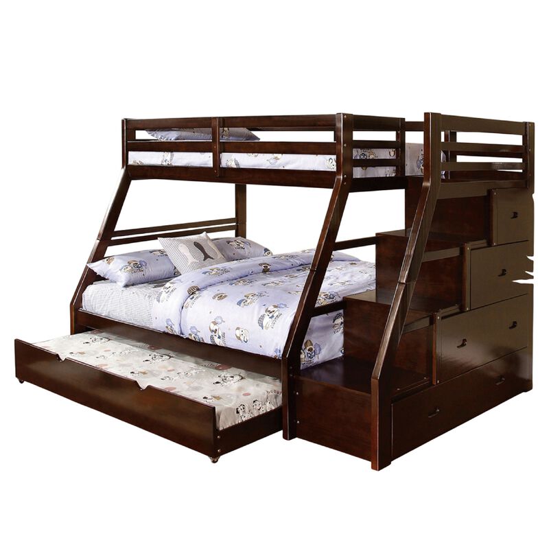 Ellon Bunk Bed, Solid Wood, Storage Drawers image number 2