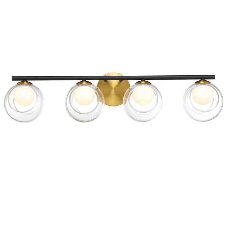 Modern LED Bathroom Vanity Light with Integrated LED, Multiple Sizes Available