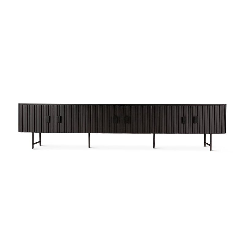 World Interiors Halden 98in Plasma Cabinet in Matte Black image number 0
