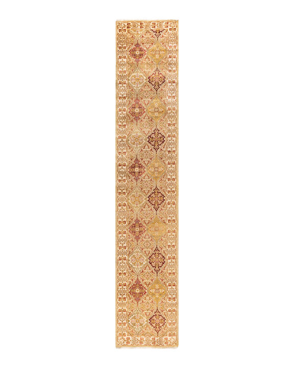 Mogul, One-of-a-Kind Hand-Knotted Area Rug  - Ivory, 2' 6" x 13' 10"