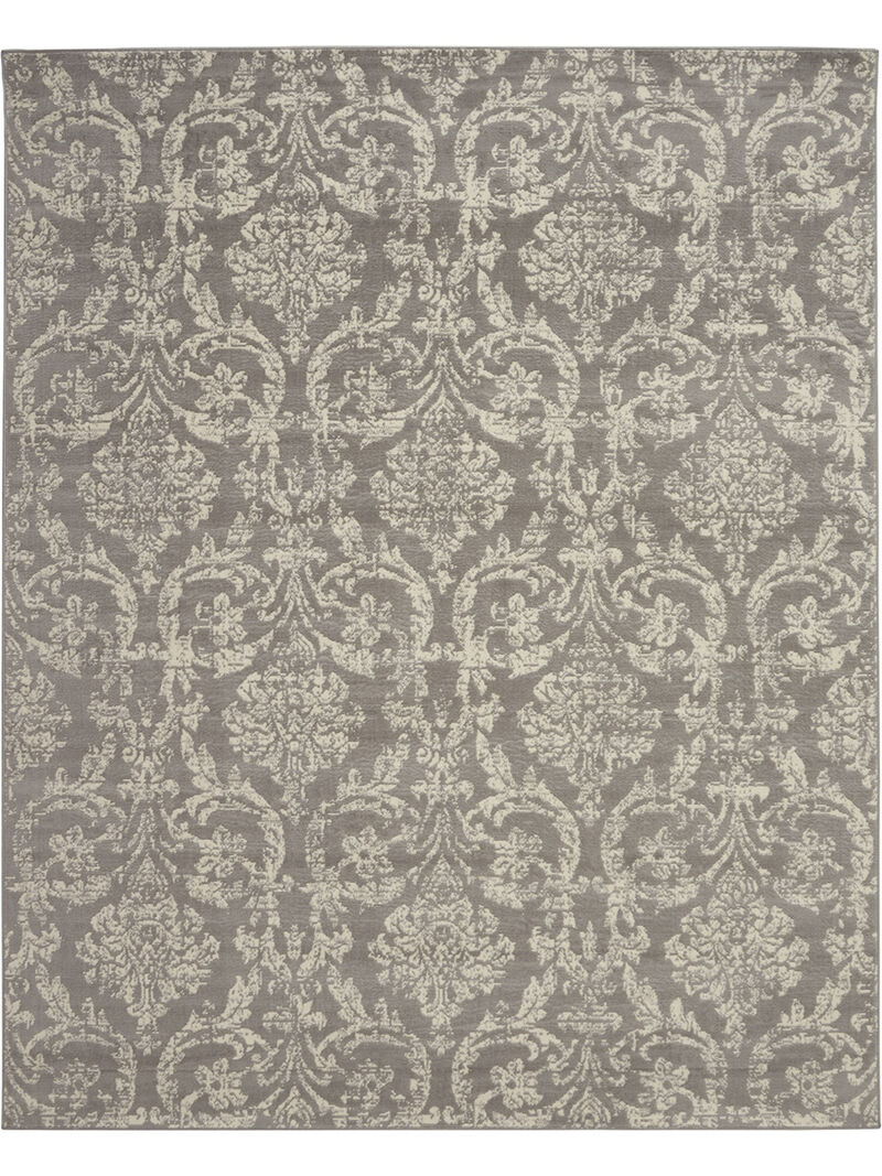 Jubilant JUB09 Gray 8' x Round Rug