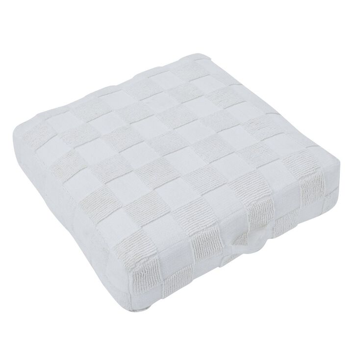 Renwil Persona Floor Pouf In White Color