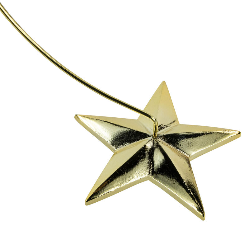 12.50" Gold Star Christmas Ornament Holder