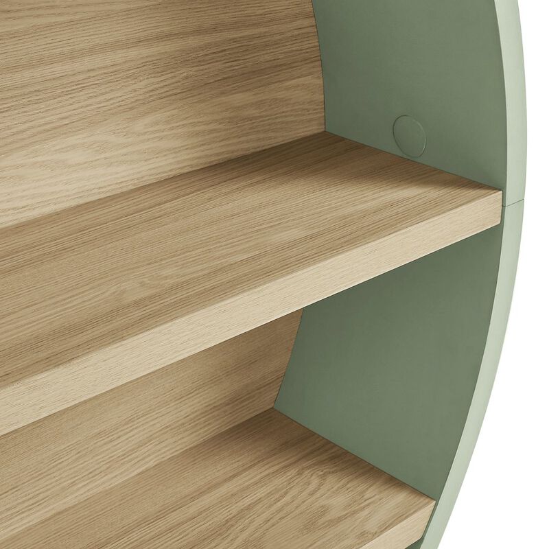 Romy 47" Round Wall Book Shelf image number 5