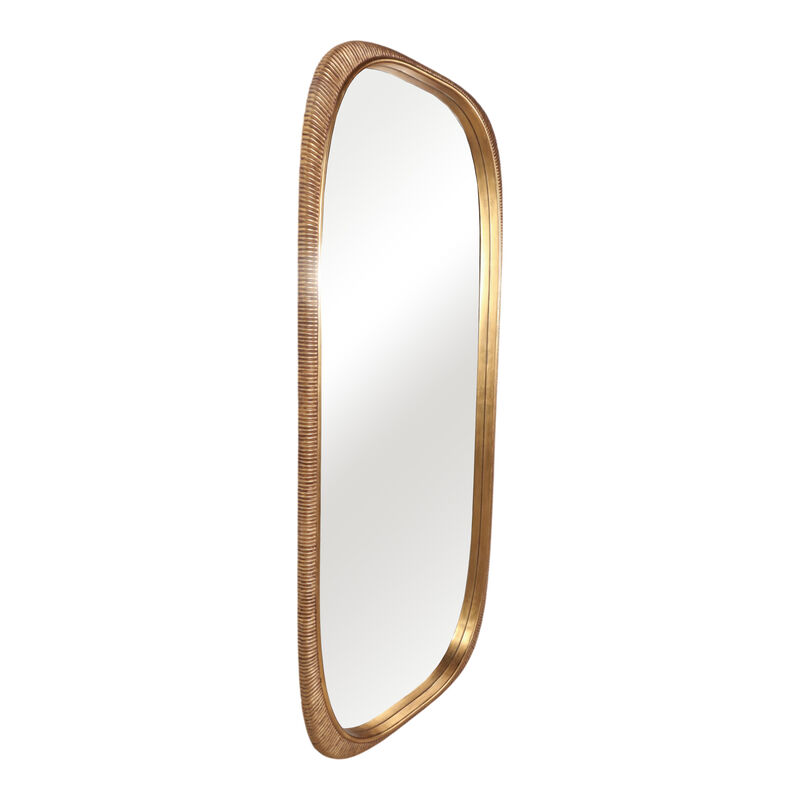 90x42 Ribbed Curved Mirror image number 1