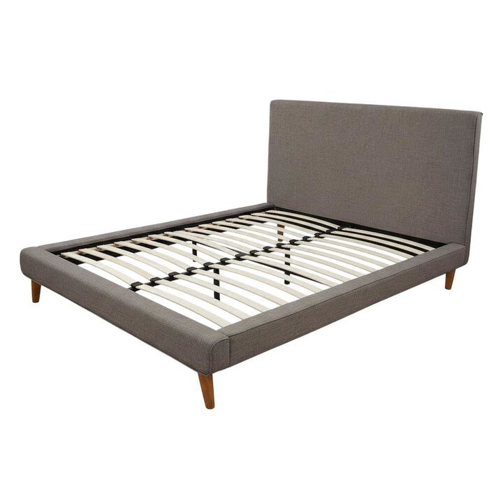 Alpine Furniture Britney Upholstered Platform Bed